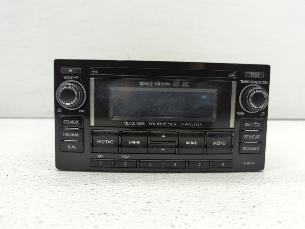 2015 Subaru Wrx Radio AM FM Cd Player Receiver Replacement P/N:86201VA620 Fits OEM Used Auto Parts