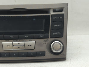 2012-2014 Subaru Legacy Radio AM FM Cd Player Receiver Replacement P/N:86201AJ66A 86201AJ61A Fits 2012 2013 2014 OEM Used Auto Parts