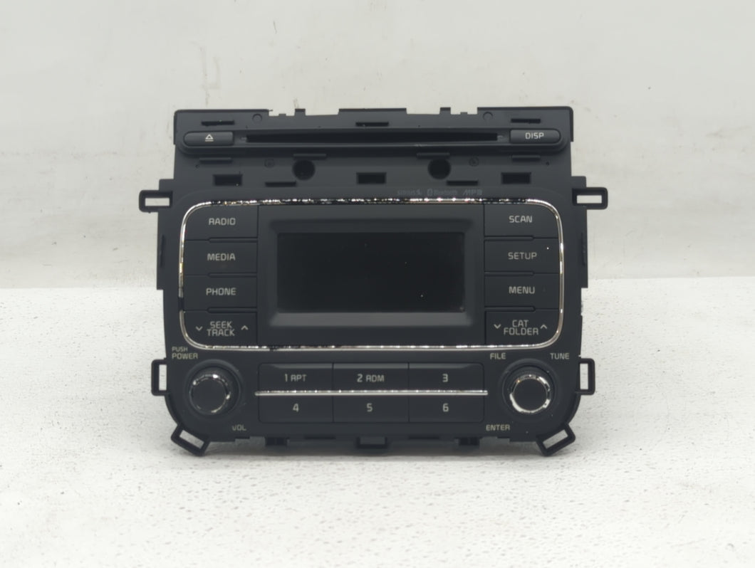 2014-2016 Kia Forte Radio AM FM Cd Player Receiver Replacement P/N:96170-A7170WK 96170-A7171WK Fits 2014 2015 2016 OEM Used Auto Parts