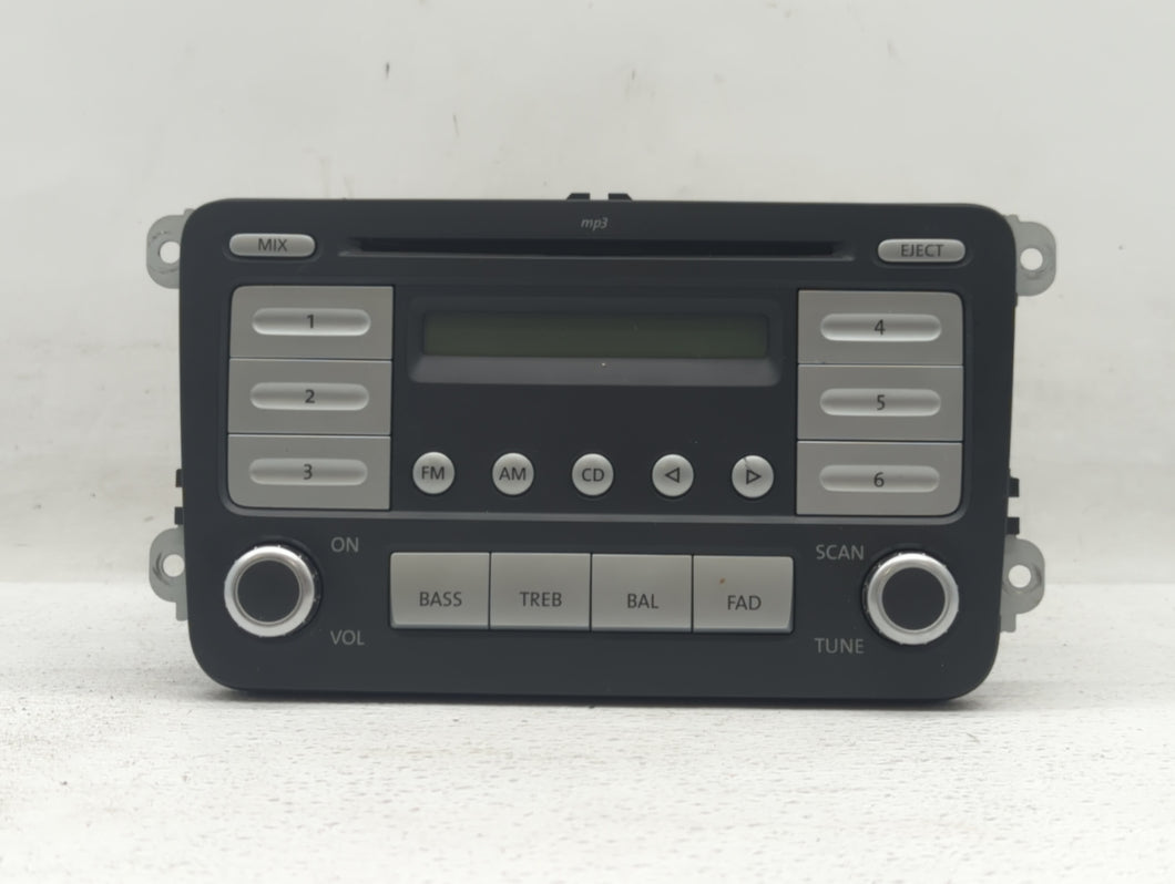 2009-2017 Volkswagen Tiguan Radio AM FM Cd Player Receiver Replacement P/N:1K0 035 161 D 1K0 035 188 F Fits OEM Used Auto Parts