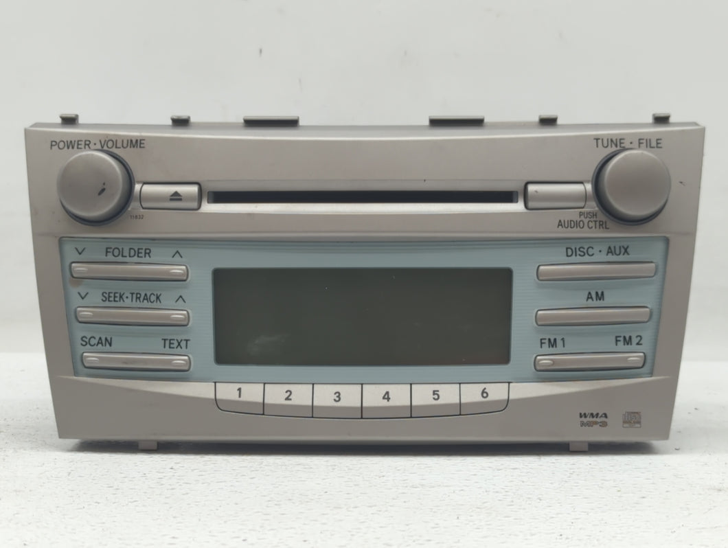 2007-2009 Toyota Camry Radio AM FM Cd Player Receiver Replacement P/N:86120-06181 86120-06180 Fits 2007 2008 2009 OEM Used Auto Parts