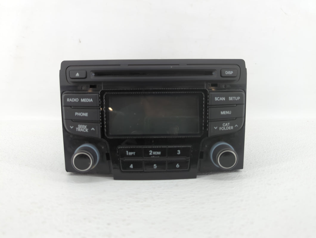 2012-2015 Hyundai Sonata Radio AM FM Cd Player Receiver Replacement P/N:96180-3Q700 96180-3Q600 Fits 2012 2013 2014 2015 OEM Used Auto Parts