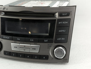 2012-2014 Subaru Legacy Radio AM FM Cd Player Receiver Replacement P/N:86201AJ66A 86201AJ61A Fits 2012 2013 2014 OEM Used Auto Parts