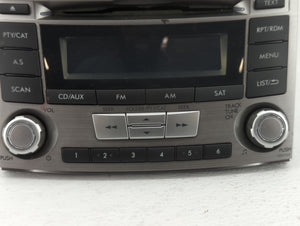 2012-2014 Subaru Legacy Radio AM FM Cd Player Receiver Replacement P/N:86201AJ66A 86201AJ61A Fits 2012 2013 2014 OEM Used Auto Parts