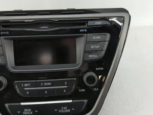 2014-2016 Hyundai Elantra Radio AM FM Cd Player Receiver Replacement P/N:96170-3X156GU 961703X156GU Fits 2014 2015 2016 OEM Used Auto Parts