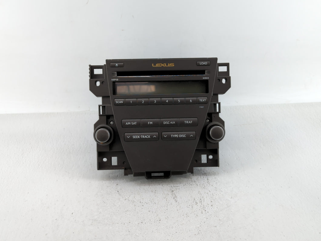 2007-2009 Lexus Es350 Radio AM FM Cd Player Receiver Replacement P/N:86120-33720 55900-33C10 Fits 2007 2008 2009 OEM Used Auto Parts