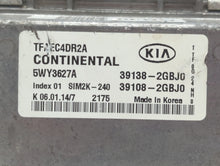 2014-2015 Kia Optima PCM Engine Computer ECU ECM PCU OEM P/N:39108-2GBJ0 39138-2GBJ0 Fits 2014 2015 OEM Used Auto Parts