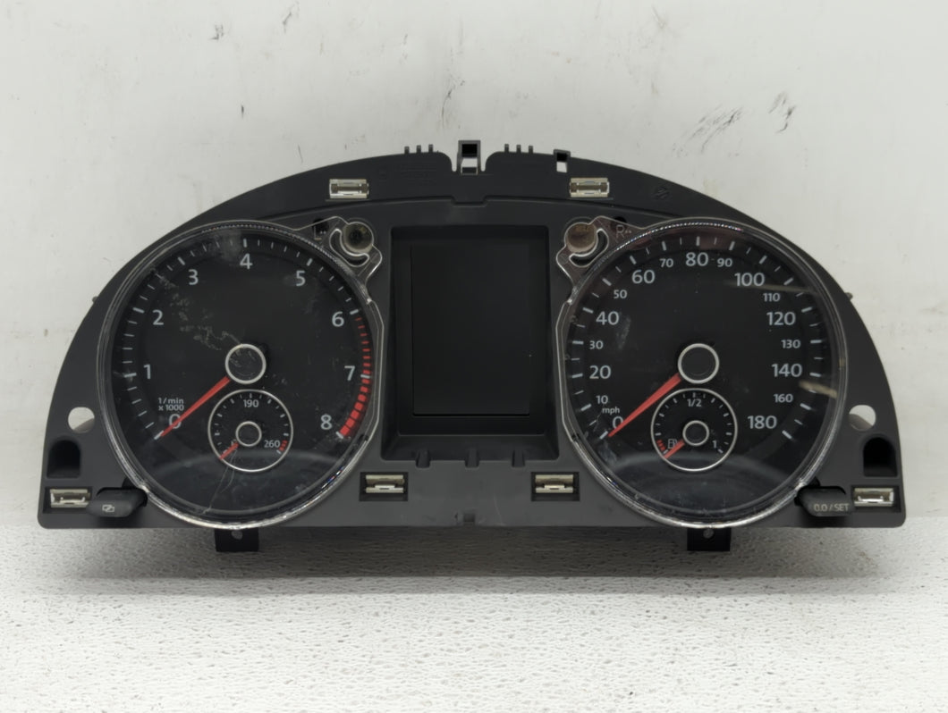 2010-2011 Volkswagen Cc Instrument Cluster Speedometer Gauges P/N:3C8 920 970 M 3C8920970M Fits 2010 2011 OEM Used Auto Parts