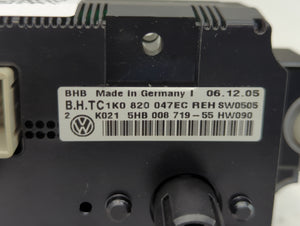 2006-2010 Volkswagen Passat Climate Control Module Temperature AC/Heater Replacement P/N:1K0 820 047EC 1K0 820 047JM Fits OEM Used Auto Parts