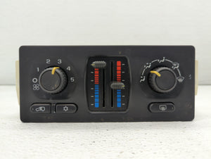 2003-2009 Chevrolet Trailblazer Climate Control Module Temperature AC/Heater Replacement P/N:10395426 15250198 Fits OEM Used Auto Parts