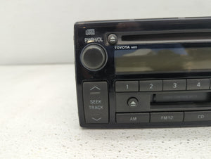 2002-2004 Toyota Camry Radio AM FM Cd Player Receiver Replacement P/N:86120-AA040 Fits 2002 2003 2004 OEM Used Auto Parts