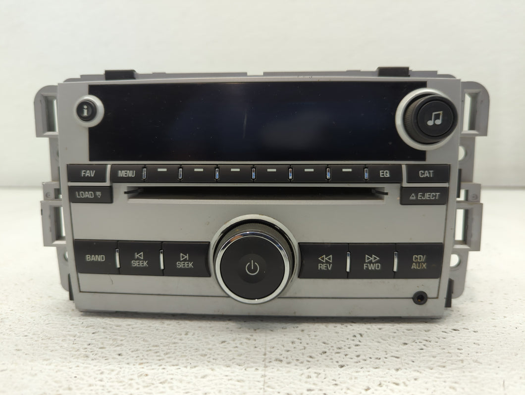 2007 Chevrolet Equinox Radio AM FM Cd Player Receiver Replacement P/N:15945857 22976137 Fits OEM Used Auto Parts