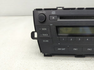 2010-2011 Toyota Prius Radio AM FM Cd Player Receiver Replacement P/N:86120-47290 Fits 2010 2011 OEM Used Auto Parts