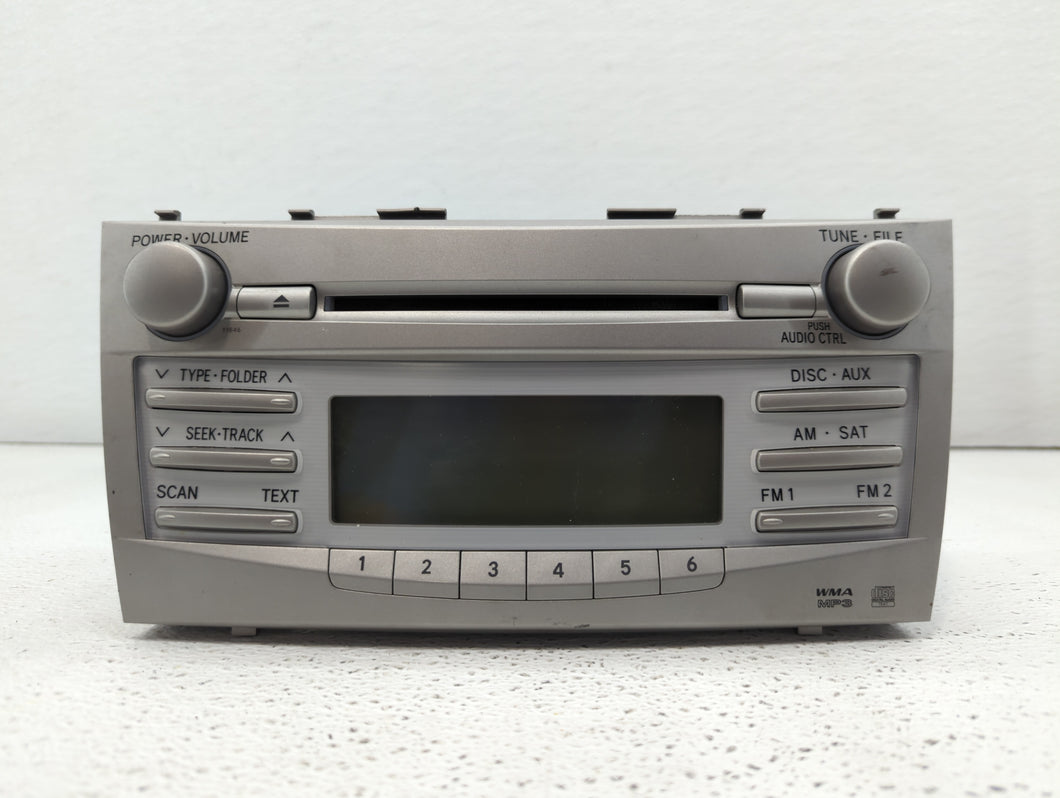 2010-2011 Toyota Camry Radio AM FM Cd Player Receiver Replacement P/N:86120-06480 Fits 2010 2011 OEM Used Auto Parts