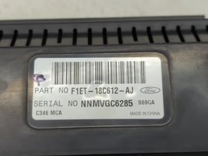 2015-2018 Ford Focus Climate Control Module Temperature AC/Heater Replacement P/N:F1ET-18C612-AG F1ET-18C612-CJ Fits OEM Used Auto Parts