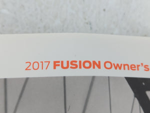 2017 Ford Fusion Owners Manual Book Guide OEM Used Auto Parts