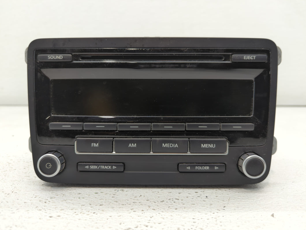 2012-2016 Volkswagen Beetle Radio AM FM Cd Player Receiver Replacement P/N:1K0 035 164 D 1K0 035 164 Fits OEM Used Auto Parts