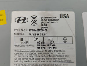 2011-2014 Hyundai Genesis Radio AM FM Cd Player Receiver Replacement P/N:96180-3M630JC 96560-3M857 Fits 2011 2012 2013 2014 OEM Used Auto Parts