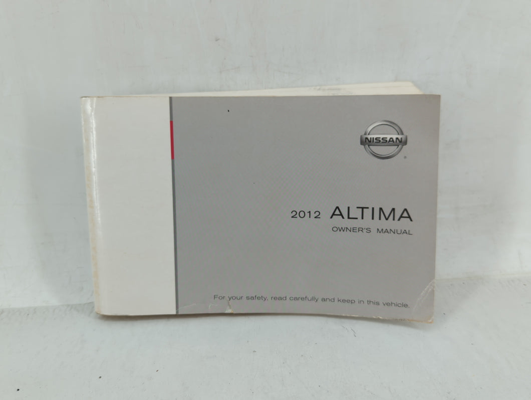 2012 Nissan Altima Owners Manual Book Guide OEM Used Auto Parts