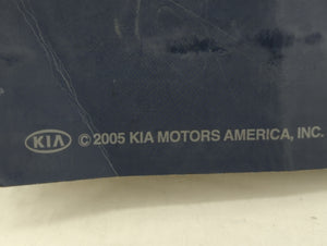 2005 Kia Spectra Owners Manual Book Guide OEM Used Auto Parts