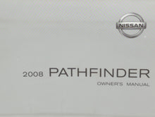 2008 Nissan Pathfinder Owners Manual Book Guide OEM Used Auto Parts