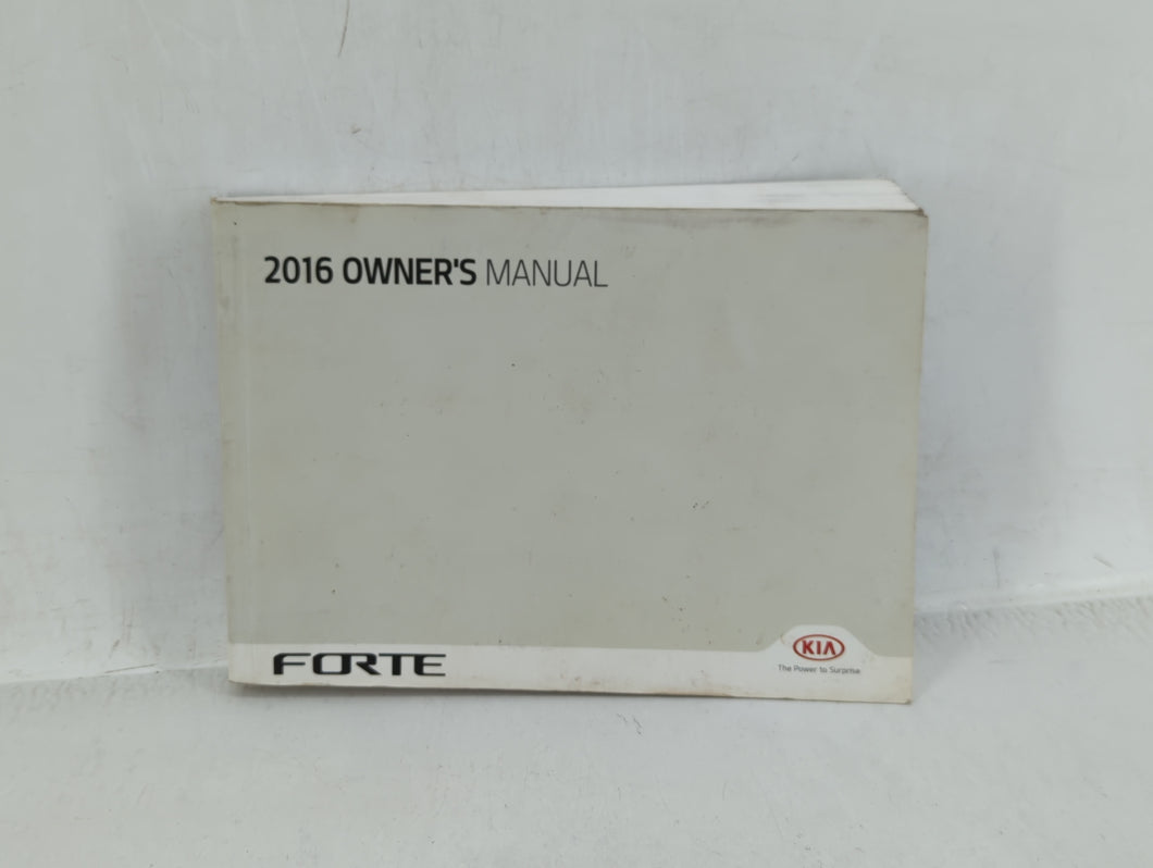 2016 Kia Forte Owners Manual Book Guide OEM Used Auto Parts