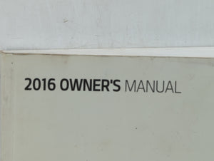 2016 Kia Forte Owners Manual Book Guide OEM Used Auto Parts