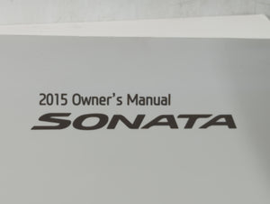 2015 Hyundai Sonata Owners Manual Book Guide OEM Used Auto Parts