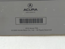 2010 Acura Tsx Owners Manual Book Guide OEM Used Auto Parts