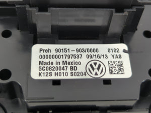 2011-2014 Volkswagen Jetta Climate Control Module Temperature AC/Heater Replacement P/N:5C0820047BD 5C0820047CT Fits OEM Used Auto Parts