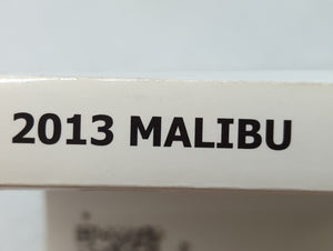 2013 Chevrolet Malibu Owners Manual Book Guide OEM Used Auto Parts