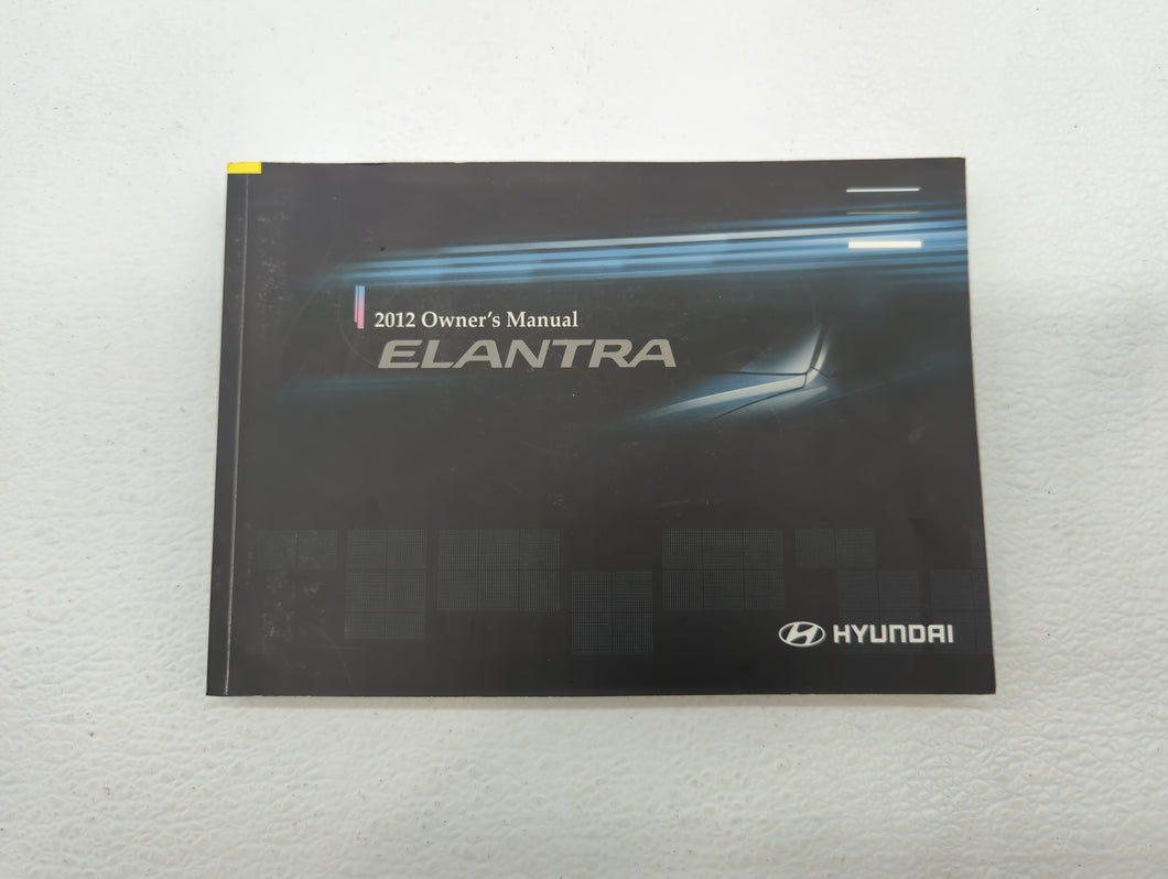 2012 Hyundai Elantra Owners Manual Book Guide OEM Used Auto Parts