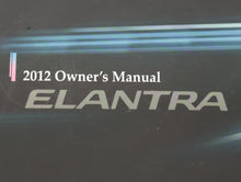 2012 Hyundai Elantra Owners Manual Book Guide OEM Used Auto Parts