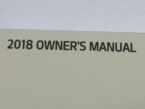 2018 Kia Rio Owners Manual Book Guide OEM Used Auto Parts