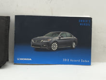 2013 Honda Accord Owners Manual Book Guide OEM Used Auto Parts