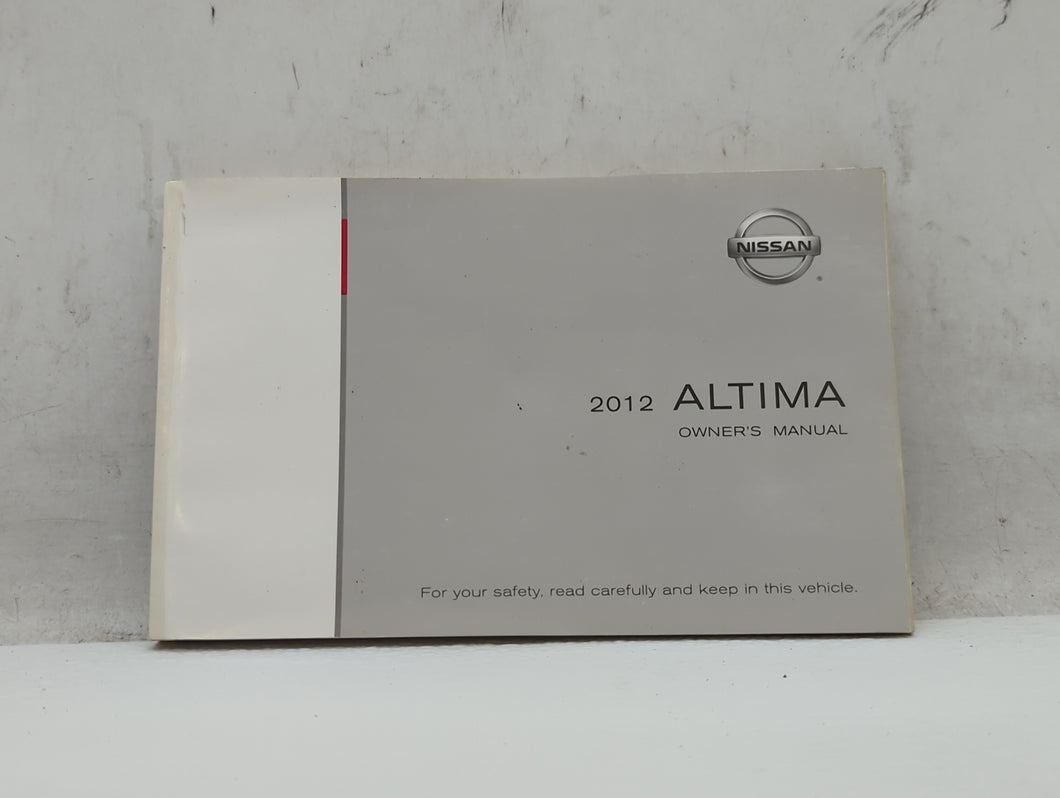 2012 Nissan Altima Owners Manual Book Guide OEM Used Auto Parts