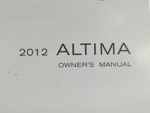 2012 Nissan Altima Owners Manual Book Guide OEM Used Auto Parts