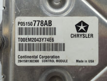2014 Chrysler 200 PCM Engine Computer ECU ECM PCU OEM P/N:P05150252AC P68205119AC Fits OEM Used Auto Parts