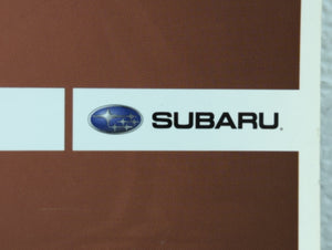 2009 Subaru Impreza Owners Manual Book Guide OEM Used Auto Parts