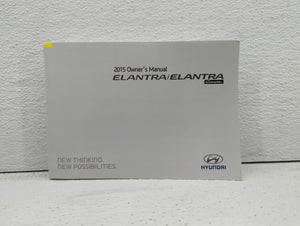 2015 Hyundai Elantra Owners Manual Book Guide OEM Used Auto Parts