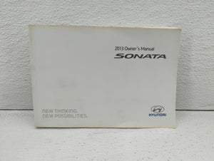 2013 Hyundai Sonata Owners Manual Book Guide OEM Used Auto Parts