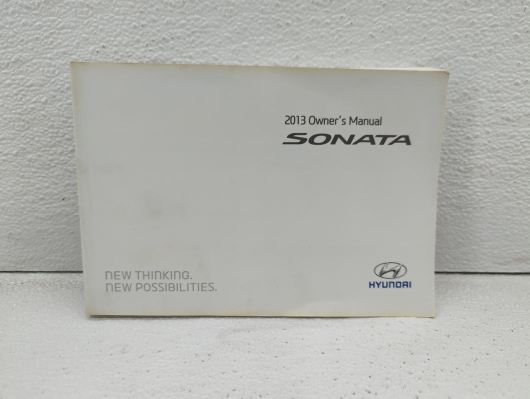 2013 Hyundai Sonata Owners Manual Book Guide OEM Used Auto Parts