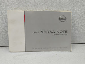 2016 Nissan Versa Note Owners Manual Book Guide OEM Used Auto Parts