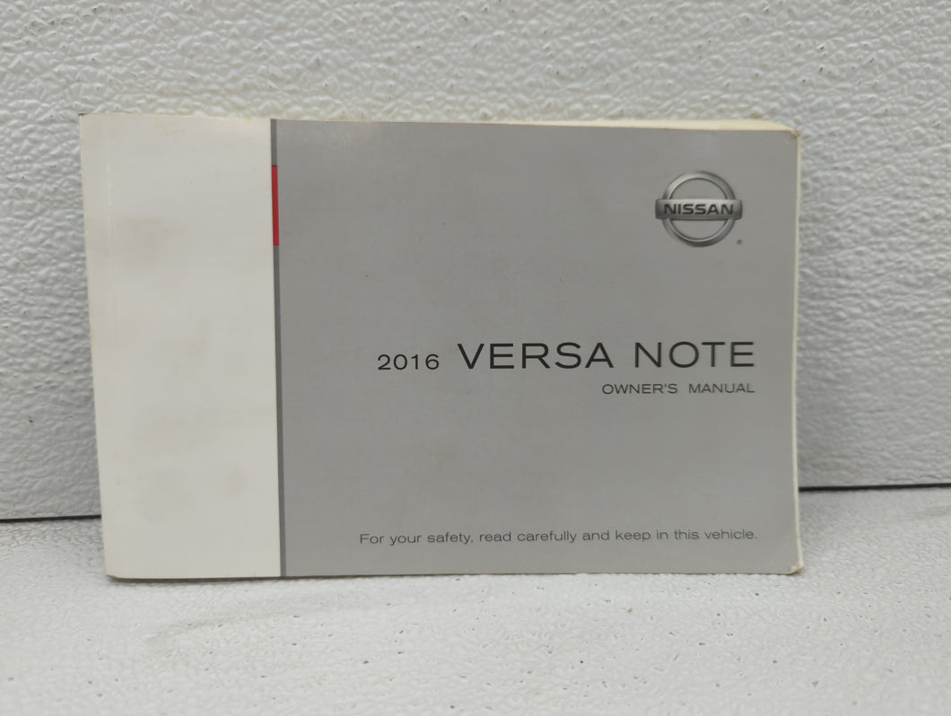 2016 Nissan Versa Note Owners Manual Book Guide OEM Used Auto Parts