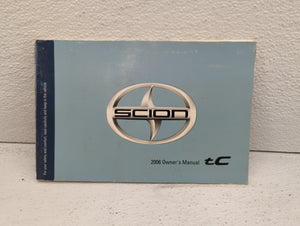 2006 Scion Tc Owners Manual Book Guide OEM Used Auto Parts