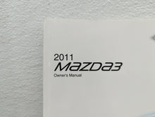 2011 Mazda 3 Owners Manual Book Guide OEM Used Auto Parts