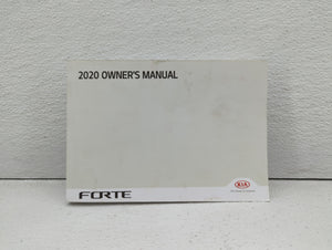 2020 Kia Forte Owners Manual Book Guide OEM Used Auto Parts