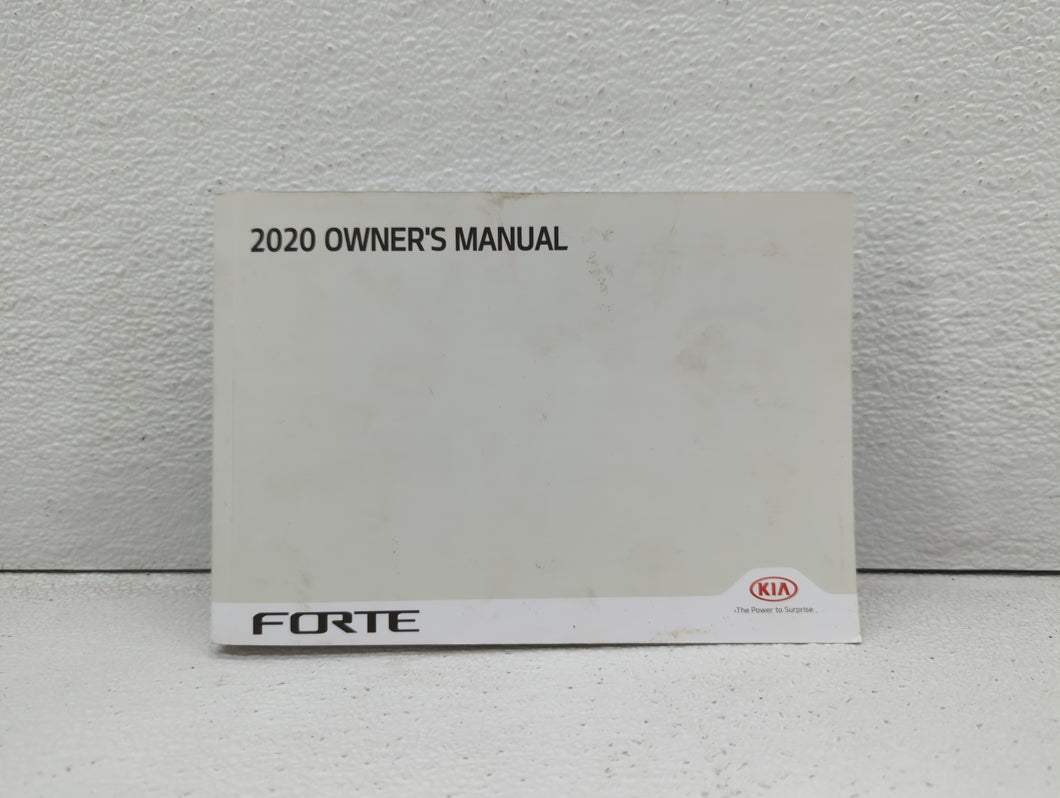 2020 Kia Forte Owners Manual Book Guide OEM Used Auto Parts