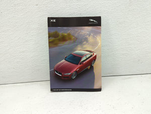 2016 Jaguar Xe Owners Manual Book Guide OEM Used Auto Parts