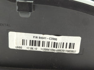 2018 Hyundai Sonata Instrument Cluster Speedometer Gauges P/N:94051-C2000 94041-C2000 Fits OEM Used Auto Parts